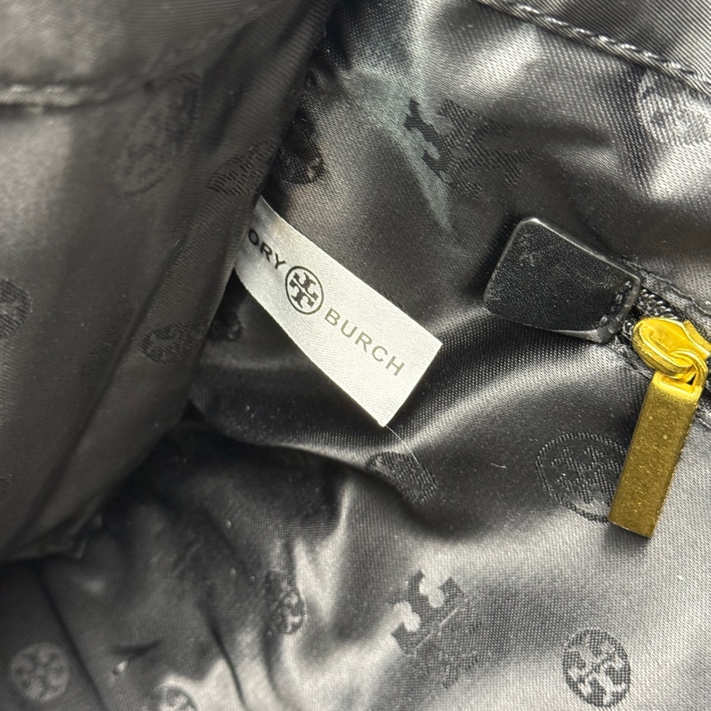 Tory Burch Black Tote with Gold Hardware - Picture 8 of 9